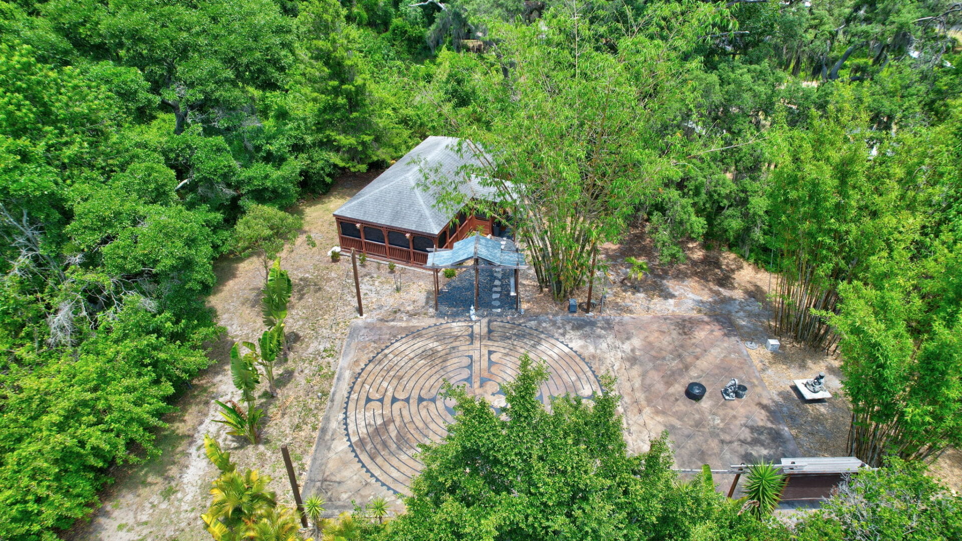 labyrinth and pavilion labyrinth and pavilion
