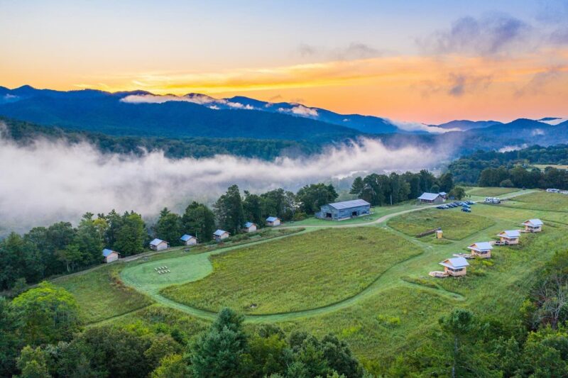 Retreat Center Outside Asheville, NC Overlooking the French Broad River